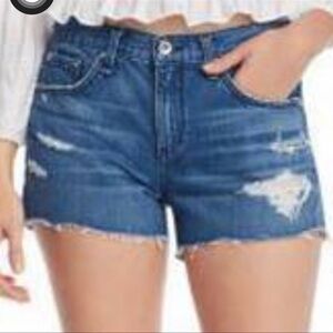 Rag & Bone raw hem shorts 28